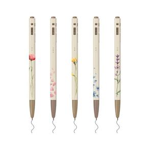 모나미153 flower 0.5mm 흑색 볼펜 5개세트
