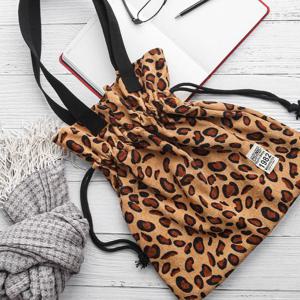 [에이치플러스몰]호피브라운- 여자 겨울 토트백 에코백 토드백 숄더백