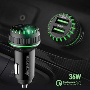 듀얼포트 QC 3.0 차량용 고속충전기