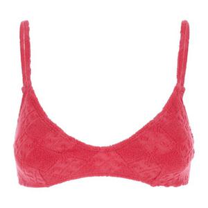 토리버치 핑크 텍스처 소프트 테리 비키니 탑 167700 654