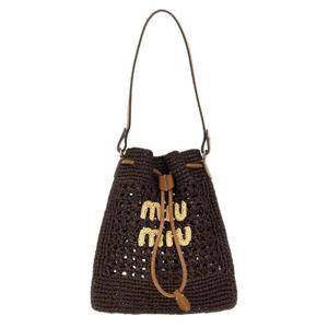 Miu Miu 드로스트링 우븐 미니 토트백 5ND0162DO1 F0966 TP936922133