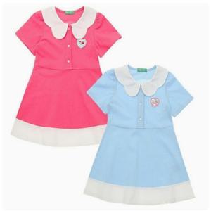 [베네통키즈]변형카라피케원피스(2컬러) QAOP27431