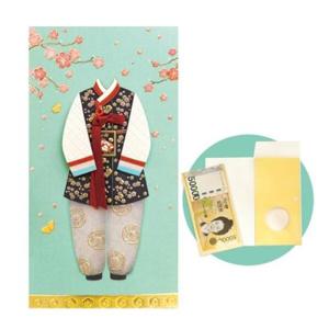 아트박스/프롬앤투 양반한복 속보이는 용돈봉투 FB308-6