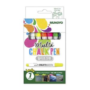 아트박스/호사문구 [문교] 멀티초크펜 6색 7본입세트