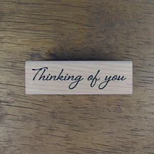 아트박스/스탬프 하우스 [메세지]필기체 Thinking of you