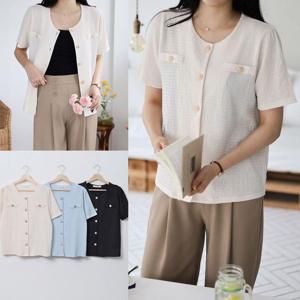 [시드마켓]에피소드노카라심플자켓 506U637S 빅사이즈 여성의류