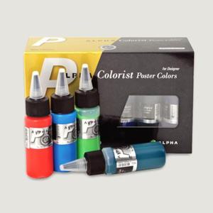 아트박스/알파 알파 컬러리스트용 포스터칼라 40ml 12색(튜브형)