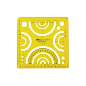 아트박스/일리정공 산키스 템플레이트 NO.840640 원주1/2원형