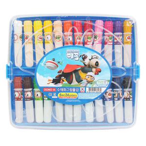 아트박스/문구앤토이스 [동아] 24색 사출 수채화물감 6ml 빼꼼