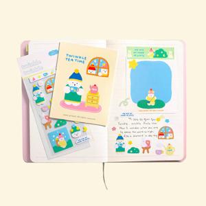 아트박스/마이그리미 별빛 티타임 - 리무버블 스티커