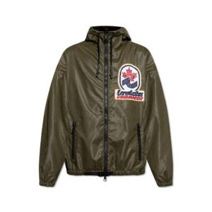 Dsquared2 로고 패치 지퍼 후드 재킷 S74AM1575D35226 813 TP934518582