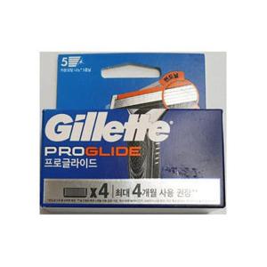 질레트 프로글라이드 매뉴얼 면도날 4입 (AD)