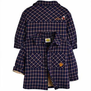 [모이몰른]드로잉체크셔츠패딩셔켓 M234PMB01P