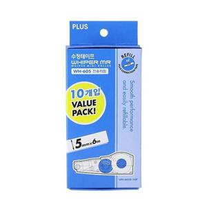 PLUS수정 PLUS수정테이프리필 WH-605R-10P 10입 PLUS