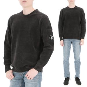 렌즈와펜 18CMKN068A 999 CP컴퍼니 셔닐코튼 남성 니트 스웨터