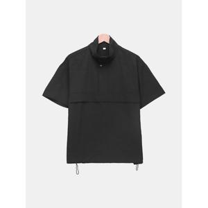 [빌리버스] 남자 아노락 반팔 반집업 티셔츠 BBLT045