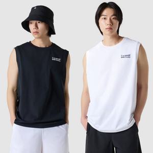 르꼬끄 공용 나시 웨이브 선데이 루즈핏 슬리브리스 QQ223SSL61