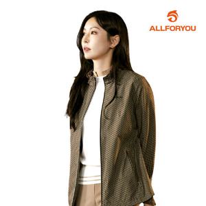 [올포유] [모델착장] 여성 레이어드형 배색 솔리드 니트 AWSHL8387-102_G