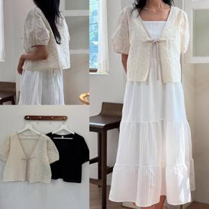 [시드마켓]빈티지잔꽃펀칭블라우스 507U924S 빅사이즈 여성의류