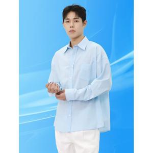 [빌리버스] 남성 린넨 셔츠 여름 긴팔 남방 BRI054