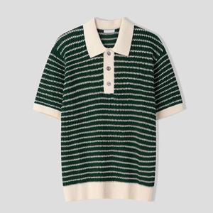 [리빌모아]남자 데일리 ST 부클 카라넥 반팔 니트티 AS-KNH-Q001