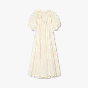 [지컷]볼륨 슬리브 벨티드 원피스 (7255237114)