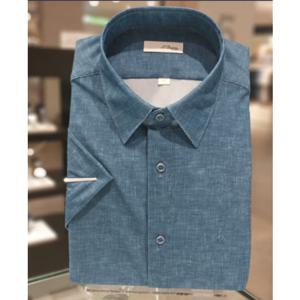 듀퐁셔츠  일반핏 반팔 SE5MM11HS123SBU 논아이런 져지 솔리드 남방 선믈용 신상품