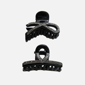 [바이데이지] 블랙다이아 미니 리본 집게핀 Bh0928