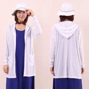 나야홍 / 빅사이즈오픈가디건 0175L507 실크후드롱가디건 HG