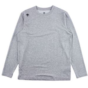 [데상트] 레귤러핏 베이직 기모 긴팔티 SP313XTL91 MGRY