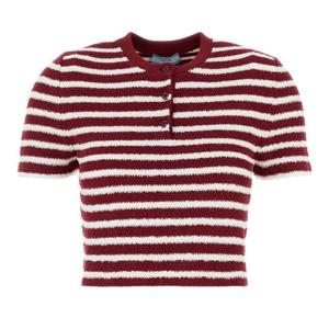 프라다 자수 테리 패브릭 폴로 셔츠 P24N2TSOOO16VI F038I