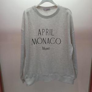 Latium HC06 국내생산 엉덩이길이 모나코 뒤트임 라운드 긴팔 맨투맨 면티 T2533ts11LB