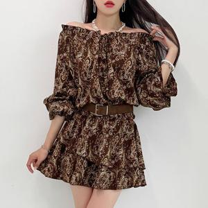 [금찌] 에스닉 캉캉 원피스 ST7756D