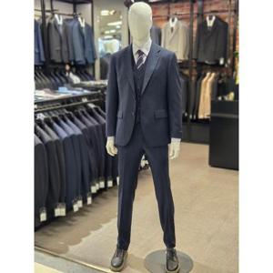 젠 세이브존01 맨잇수트 25 F/W 기본 네이비 100% 울 스트레치 정장 세트 면접 경조사 C27