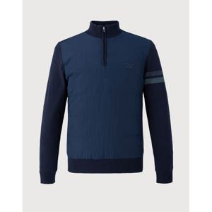 [인디안]우븐배색 방풍하프 집업니트_MIGBHYW9151