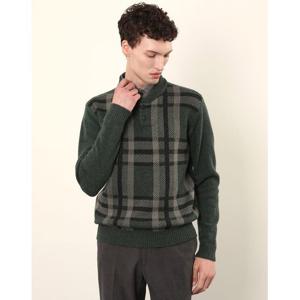 [인디안]체크 이중에리 니트_MITBP4W9211