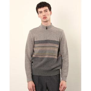 [인디안]한기장 하프넥 반짚업 니트_MITBH4W9341