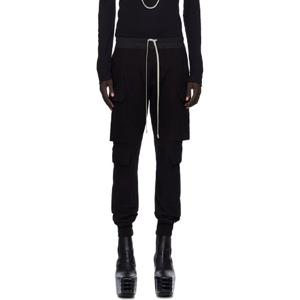 25 FW 릭오웬스 남성 블랙 콘코르디안 마스토돈 메가카고 팬츠 252232M188023