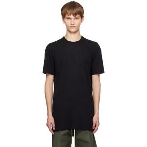 25 FW 릭오웬스 남성 블랙 콘코르디안 레벨 티셔츠 252232M213101