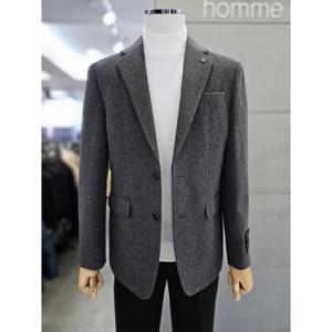 바쏘옴므 세이브존03 바쏘옴므 남성 가을 겨울 그레이  블렌드 콤비 자켓 WSAGZ4JS30A