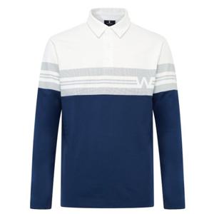 [와이드앵글]남성 CO 어깨 배색 보더 폴로 티셔츠 WMU25271TB