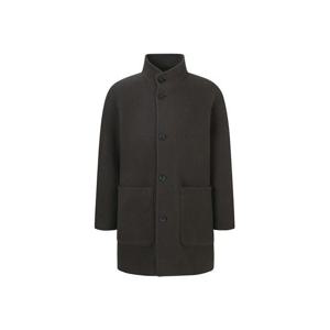 [지이크]울블랜디드 하이넥 하프 코트 카키 (PHHAX7015)