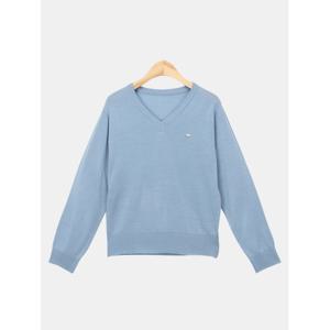 [엘케이트] 여성 니트 긴팔티 브이넥 루즈핏 베이직 무지 기본 니트티셔츠 LID023