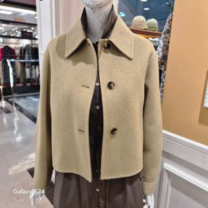 [BCBG] 올앤썬드리 겨울25 크롭 핸드메이드 자켓 A5W9J103