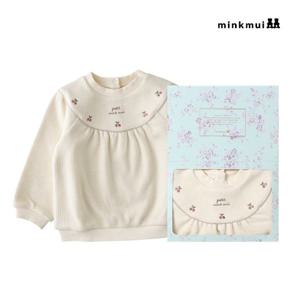 [밍크뮤]IV 퓨어체리스웨트셔츠 35C1533408 35C15-334-08 출산백일돌선물