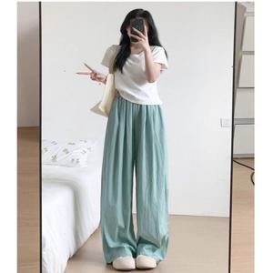 [에이치플러스몰]밴딩팬츠 AMA-0031 여성와이드팬츠 쿨팬츠