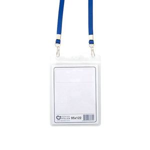 VIC_국산 더편한명찰 세로형_95x122 mm_청색_10개