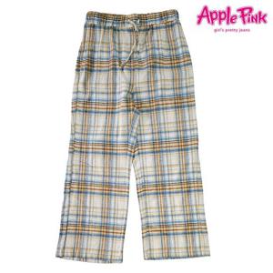 [애플핑크]체크 파자마 팬츠 (APUWR507GSY)