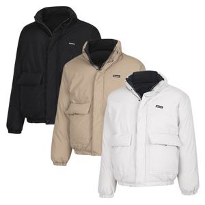 [파파브로] 남성 다운라이크 리버시블 숏 헤비 패딩 WS-JUW-WDJM207