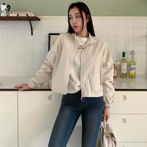 [신상오픈런]스맬니 스트링 집업 여성 스프링 간절기 밑단 점퍼